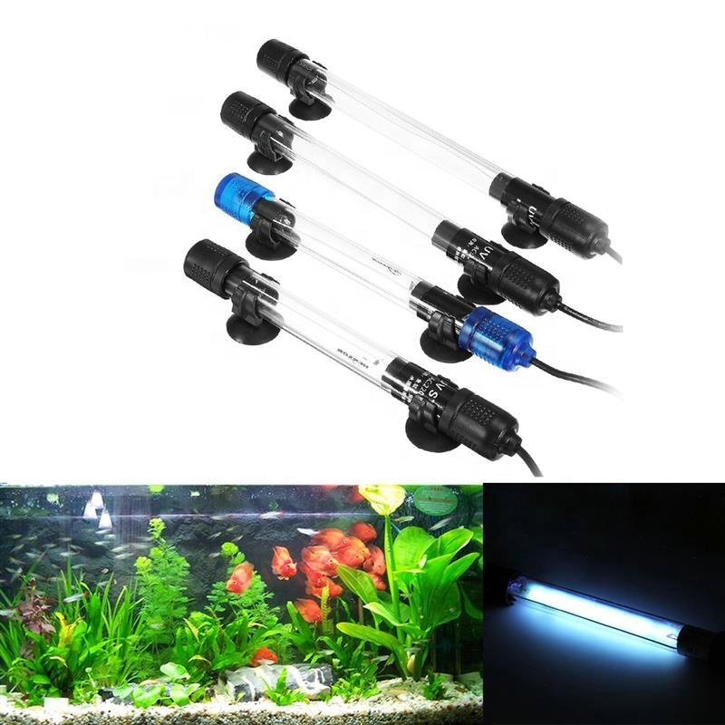 Pool UVC Aquarium Algae killer disinfection lamp Waterproof submersible lamp water sterilizer UV germicidal light for fish tanks