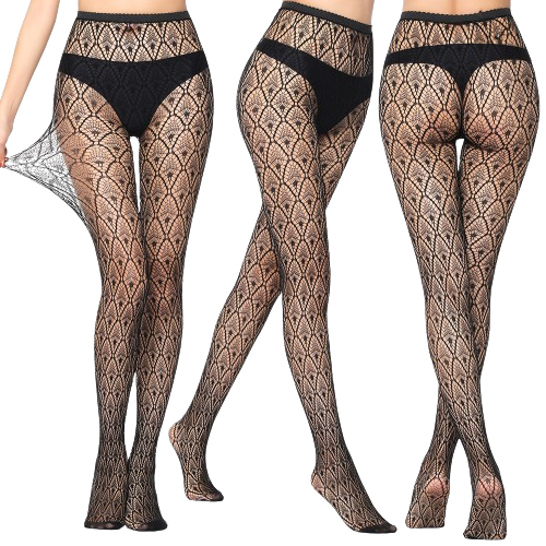 Hot Thigh-high Pantyhose Sexy Lace Sheer Belt Stockings Women Black Sexy Teen Girls Stockings