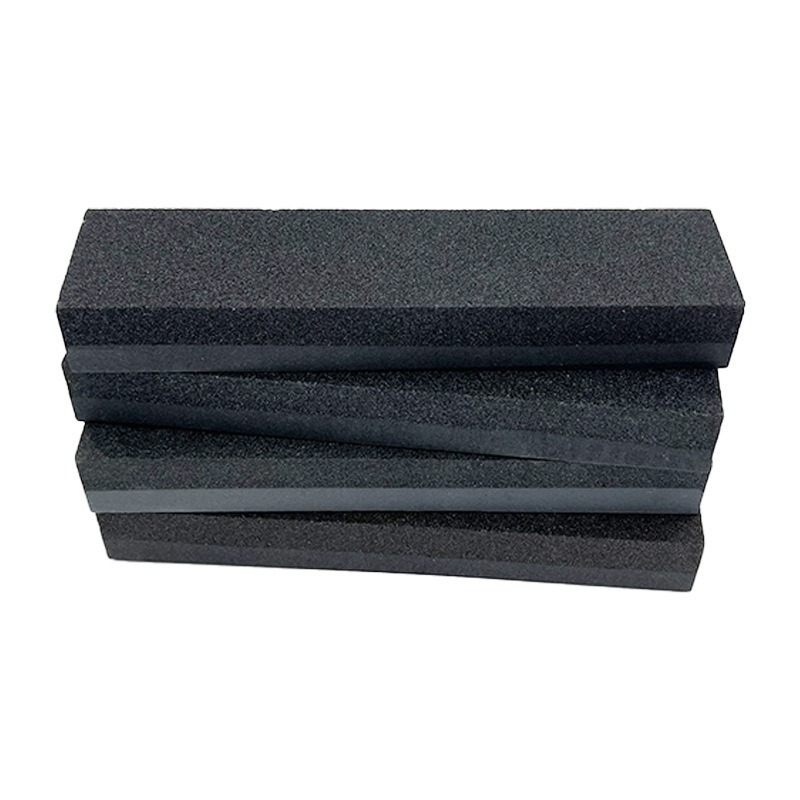 Grinding stone knife sharpener trade silicon carbide sharpening stone for color plastic handle chef knife