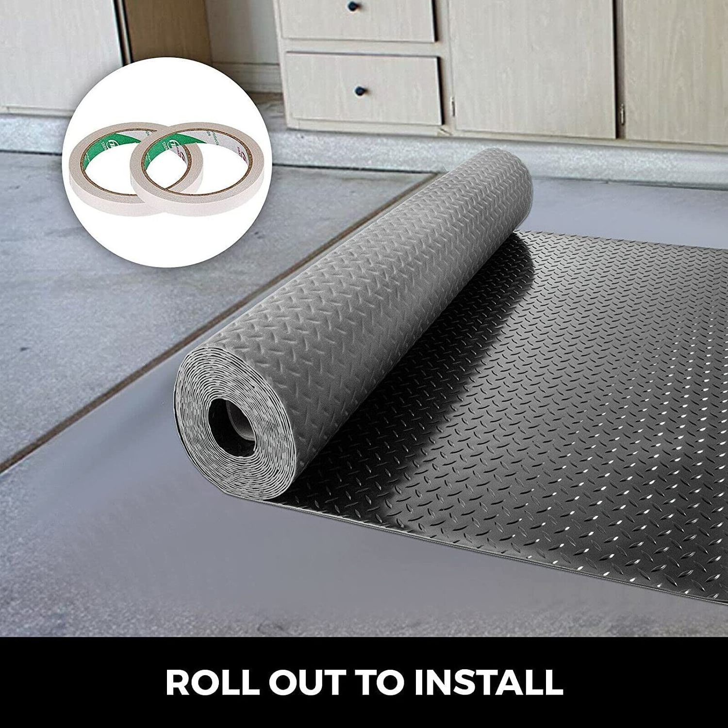 Garage flooring Interlocking floor tiles Rolled corrugated paper