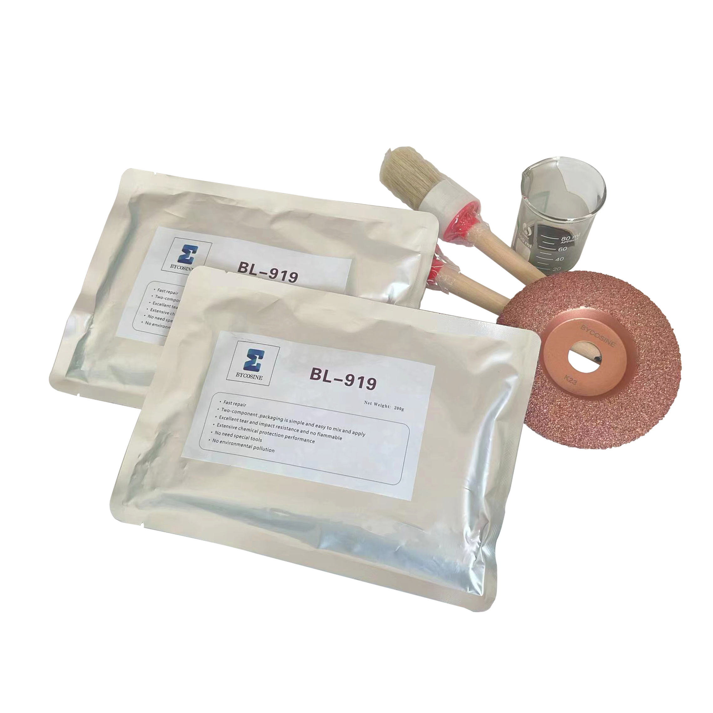 Rubber conveyor belt bonding glue