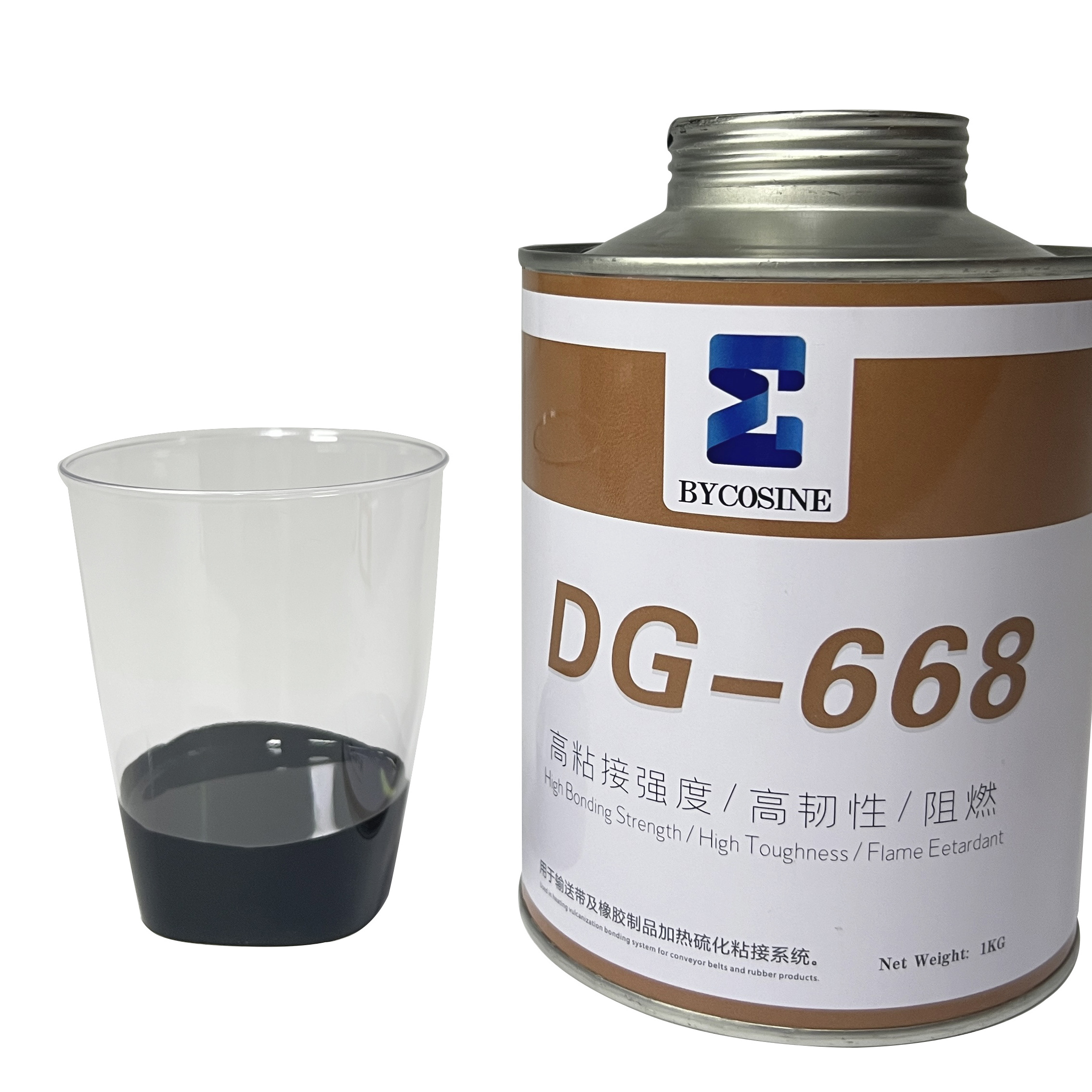 Rubber conveyor belt vulcanized cement fabric glue