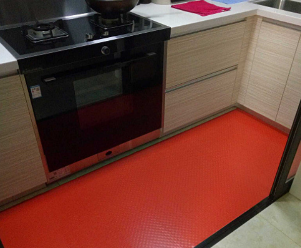 pvc vinyl non-slip roll floor mat plastic rubber garage floor mat