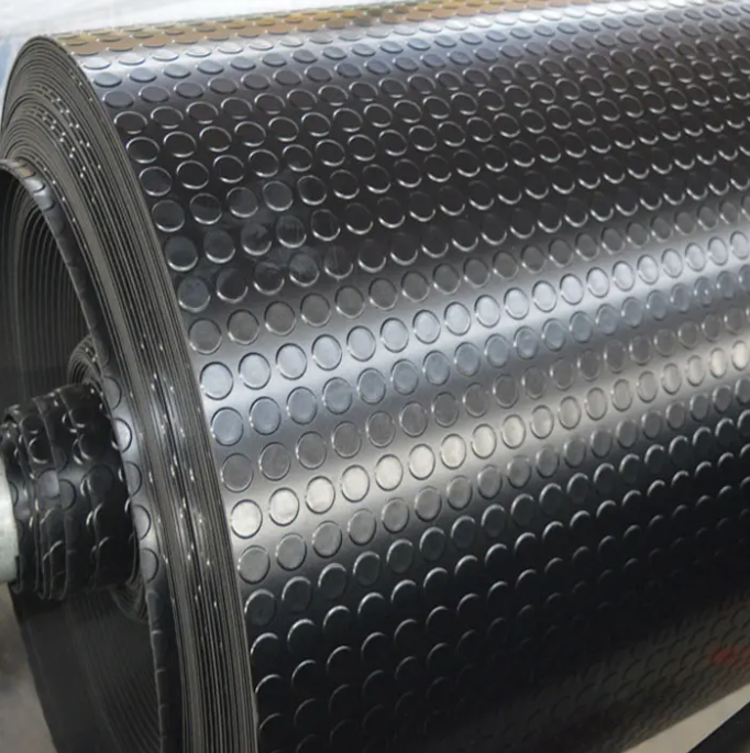 Smooth rubber sheet roll styrene-butadiene rubber rubber sheet