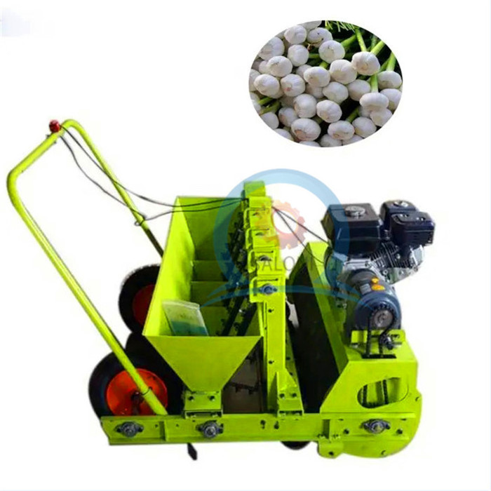 hot sale easy operate hand push seeder manual garlic vegetable onion carrot planting machine 5 row seeder