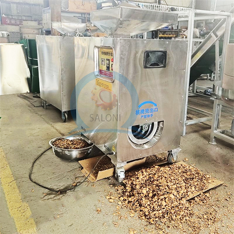 automatic almond cracking machine pecan macadamia shelling machine almond sheller