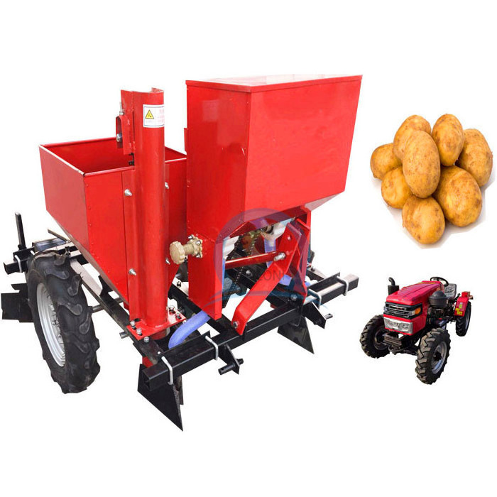 hot sale 2 rows potato planter, potato seeder with fertilizer applicator