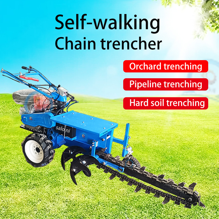 saloni tractor mounted 3 point hitch chain trencher for sale