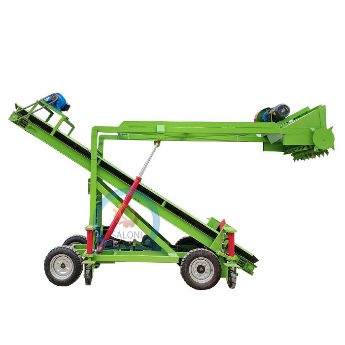 hot sale electric-driven 4m wheel silage reclaimer livestock grab equipment for cattle/sheep farm