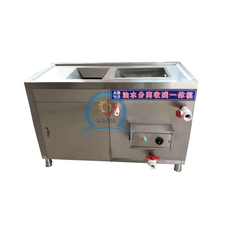 oil-water slag three-phase separator horizontal screw oil-water separator kitchen waste centrifugal separation equipment