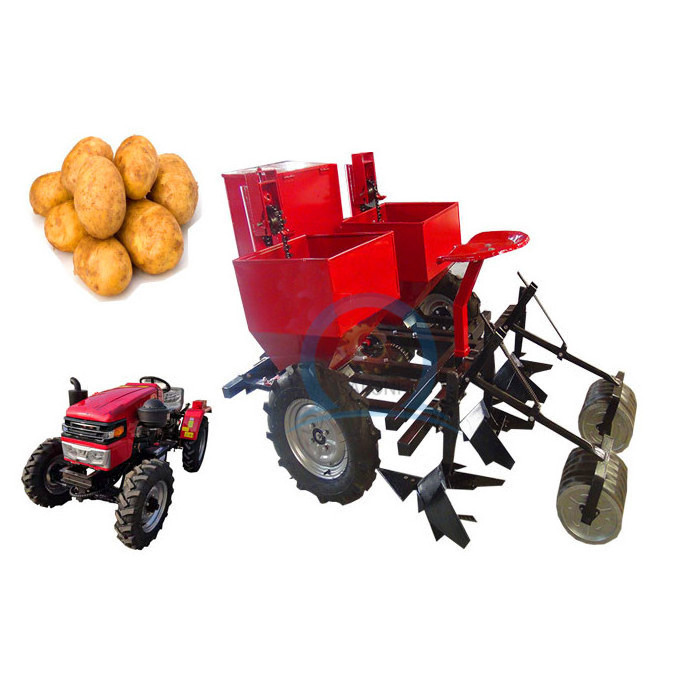 hot sale 2 rows potato planter, potato seeder with fertilizer applicator