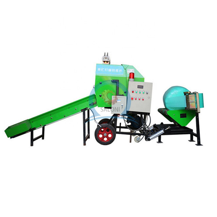 hot sale full automatic electric silage baler machine pine straw baler