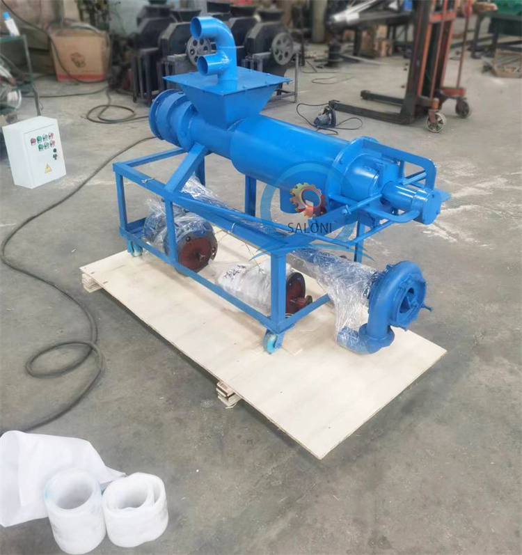 professional farming animal chicken solid liquid separator automatic poultry manure drying machine cow dung dewatering machine