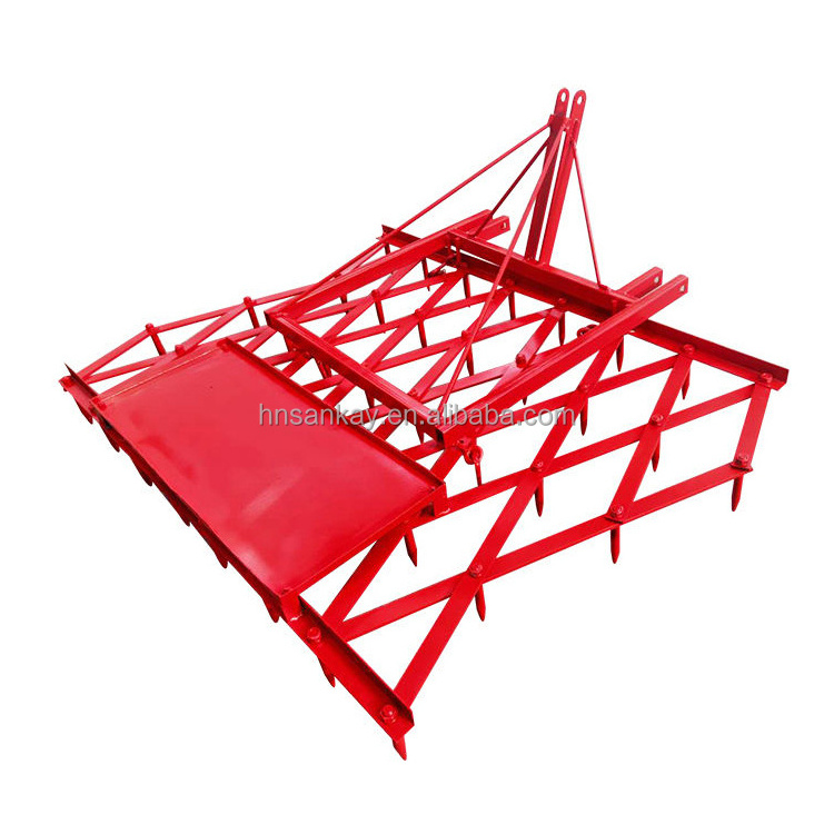 High quality 3Point Spike Tooth Harrow, Tractor Attachment Farm rake with spikes