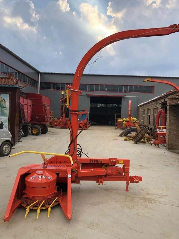 Two rows grass/corn silage harvester/cutting machine