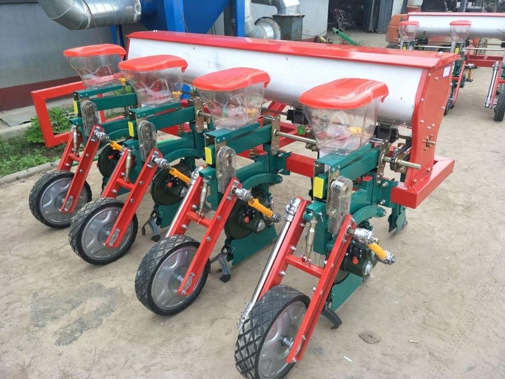 Corn seeder machine for seeding maize/soybean