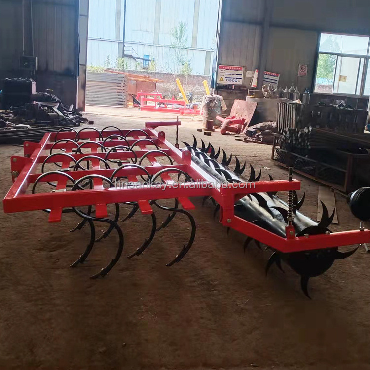 Agricultural equipment  high-quality ridging machine spring tooth harrow with S tine