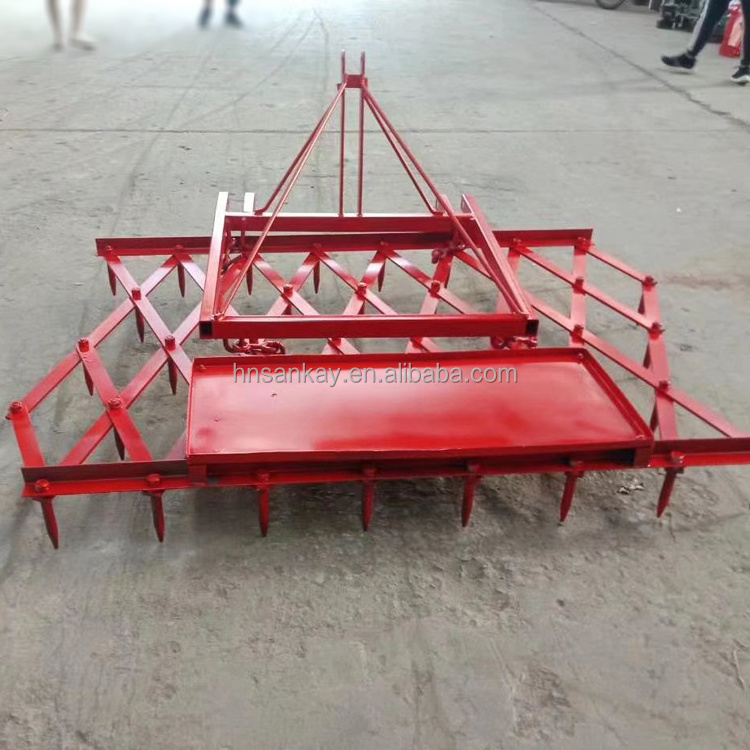 High quality 3Point Spike Tooth Harrow, Tractor Attachment Farm rake with spikes