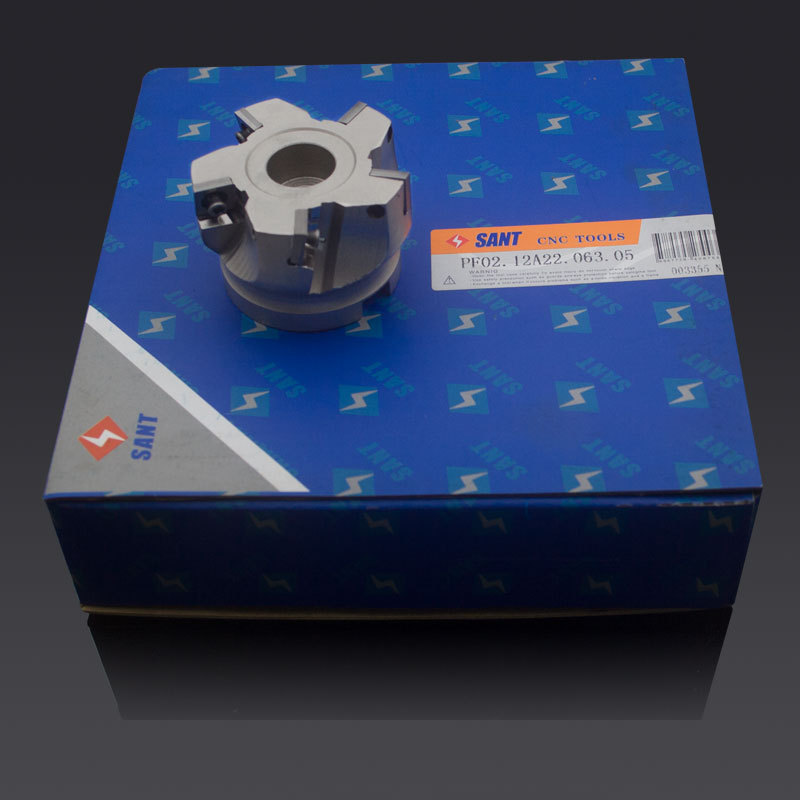 High speed Indexable cnc milling cutter with carbide inserts for metal cutting