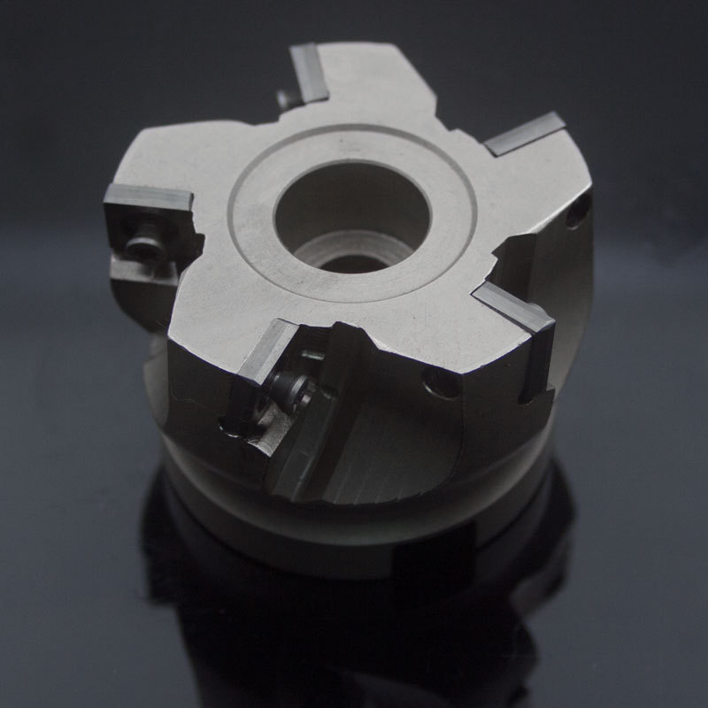 High speed Indexable cnc milling cutter with carbide inserts for metal cutting