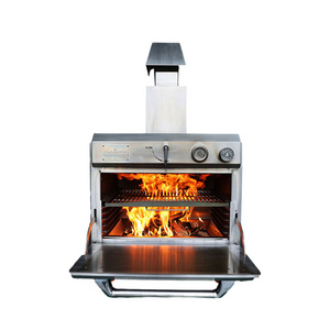 Hot sell stainless steel kitchen appliance charcoal oven duck roaster oven indoor and outdoor household bbq gril