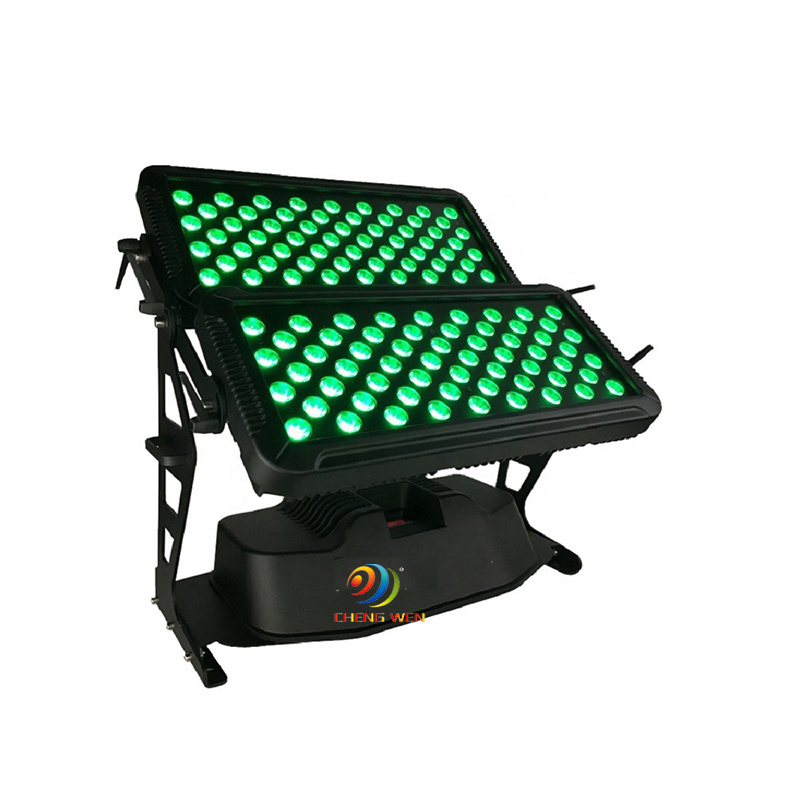 Led City Color 96/120pcs*10w RGBW 4in1 IP65 Waterproof Rainproof Light Outdoor Wall Washer Colour Light