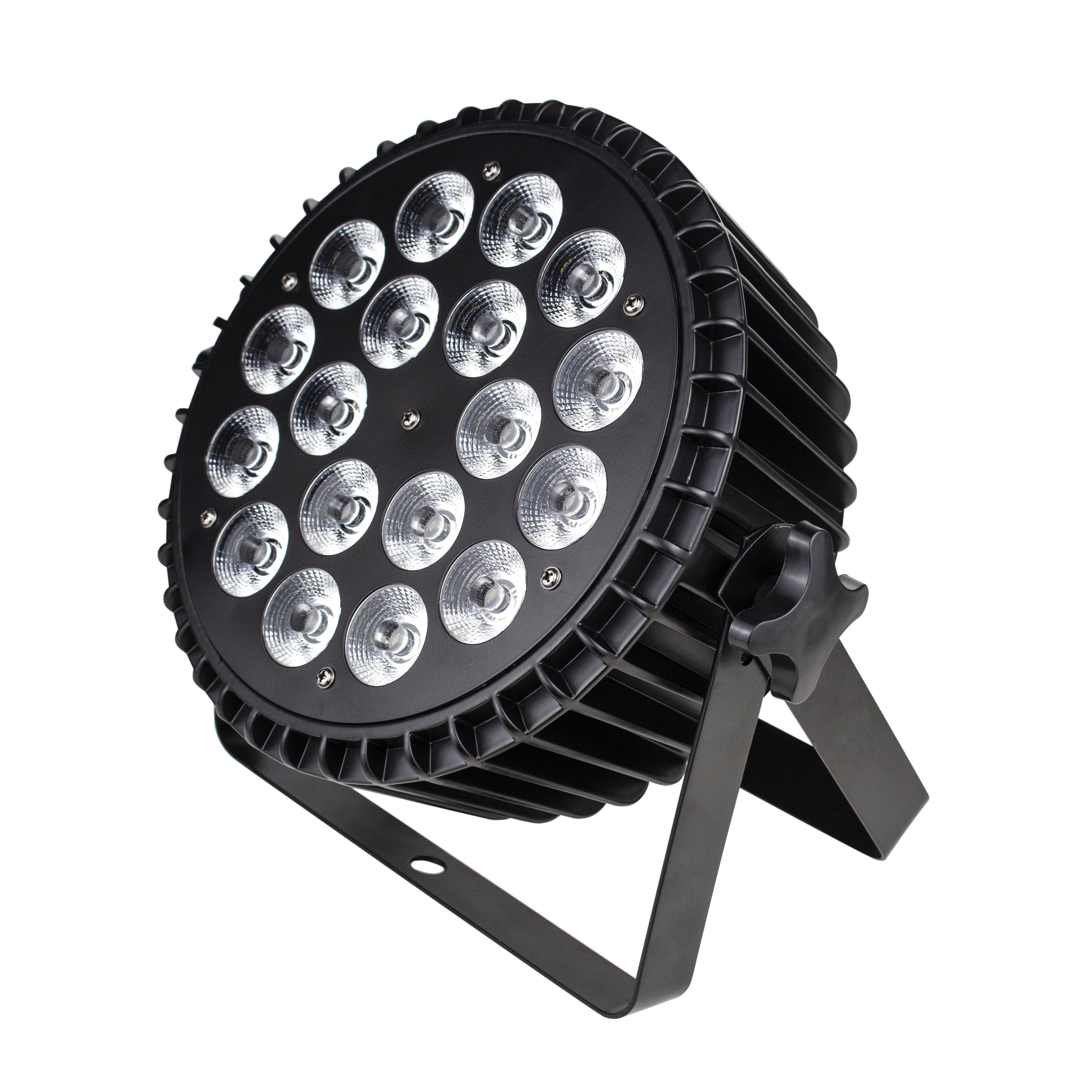 Par Light Waterproof Outdoor 18x10W RGBW 4in1 Stage Light DMX512 Flat Waterproof LED Par