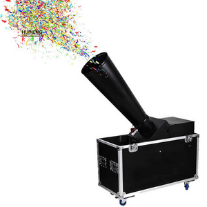 8M/15M Co2 Cyclone Paper Machine Stage Effect Colorful Confetti Paper Blower Gun For Party Club Stage Event