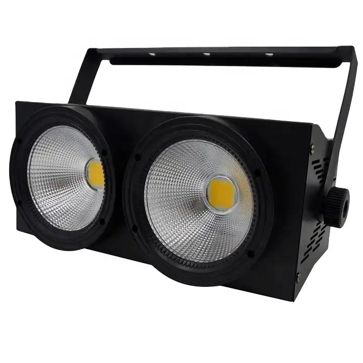 Competitive Price 2pcs 100w 2 Eyes 2*100W DMX 512 Peaky Blinders Audience Cob LED Par light warm and white color