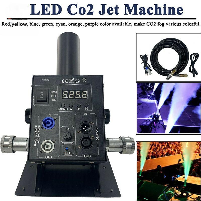 High Quality Factory Direct Sales Led Co2 Jet 18x3w Rgb Co2 Cannon Dmx Control Stage Effects Equipment For Stage DJ Disco