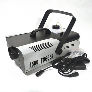 Factory DMX Remote Wireless Smoke Machines 1500W Vertical Fog Machine LED RGB Light Effect Fogger 9pcs RGB LED