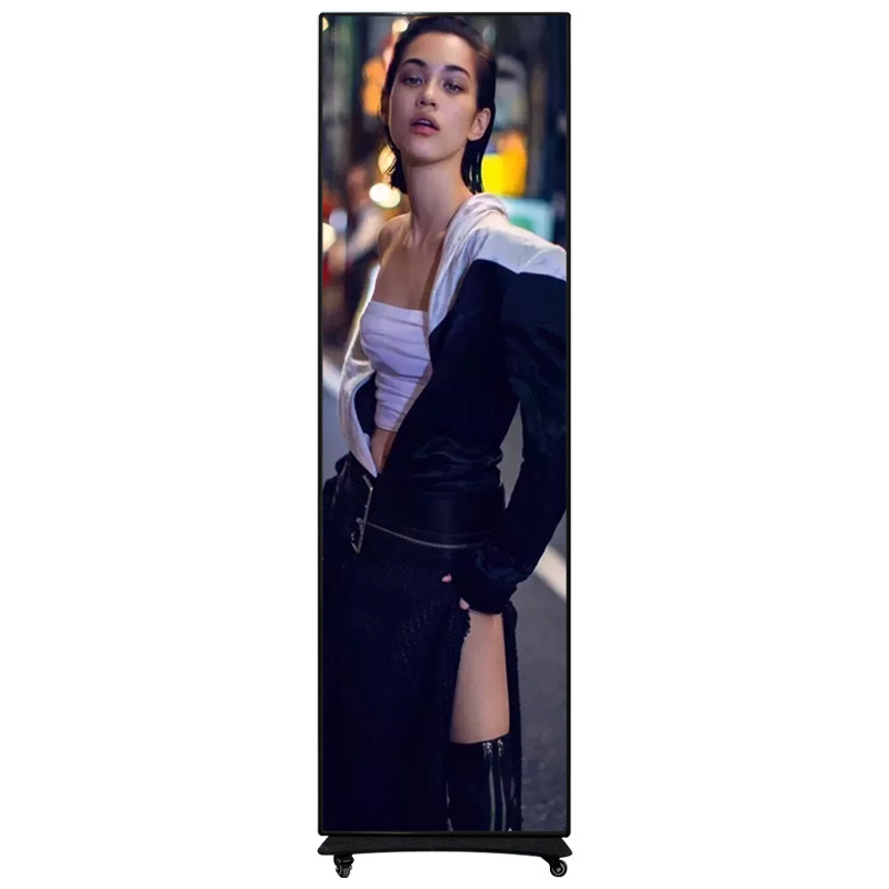 HD LED Indoor Full Color Poster LED Display P1.86 P2 P2.5 P3 Floor Standing Digital Screen Poster LED Screen