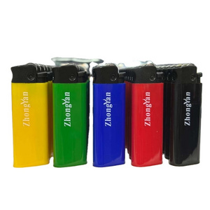 20+ years factory wholesale Philippine style AC337 solid color pocket disposable flint flame gas lighter