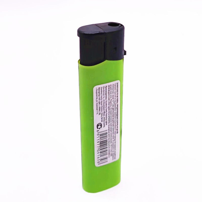 Original outward appearance of novelty slim gas tank solid color E729 electronic piezo cigarette disposable lighter