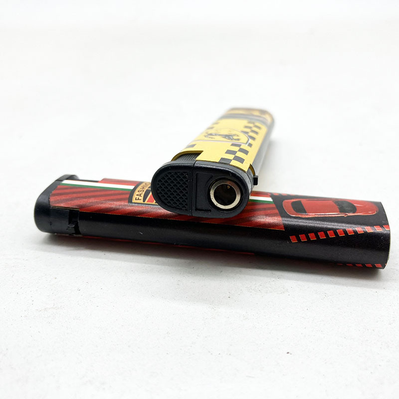 F018 Round Slim Lighter windproof Outdoor Gas Cigarettes Lighters