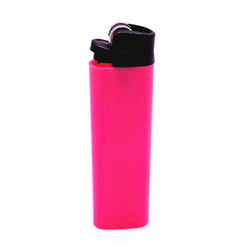 20+ years factory wholesale Philippine style AC357 solid color pocket disposable flint flame gas lighter