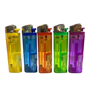 lighter manufacturer pocket Refillable plastic cheap kerosene flint cigarette  LED gas lighters smoking accessories