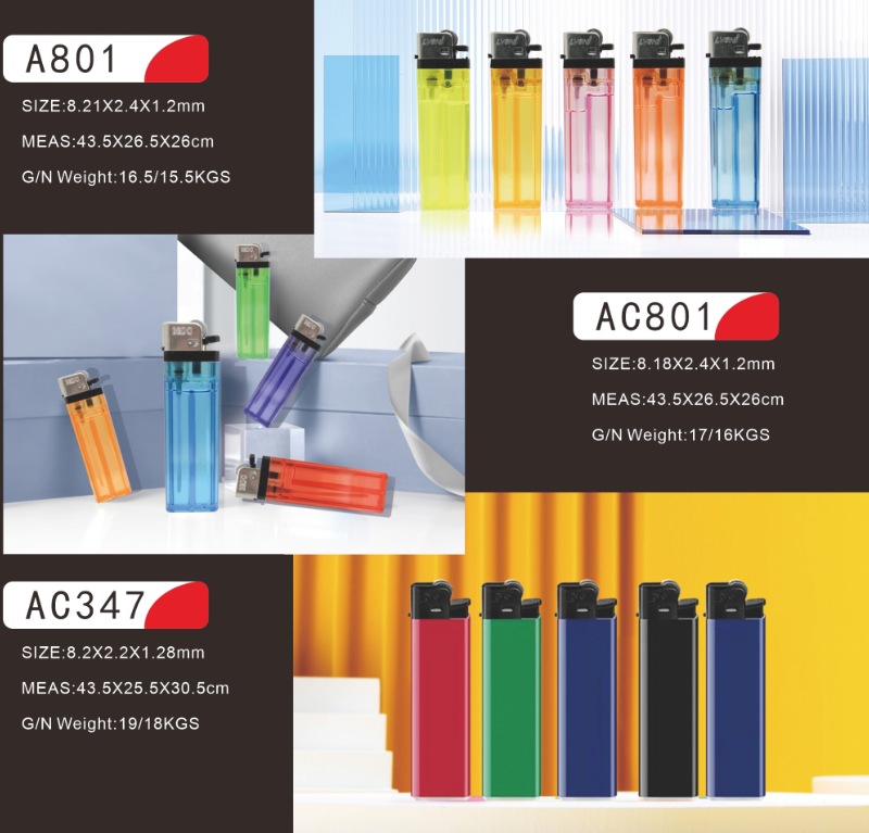 Factory wholesale smoking accessories electronic lighters E003 butane gas refillable e cigarette flame lighters encendedor