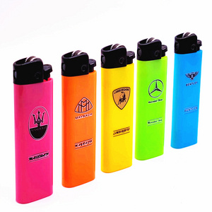 20+ years factory wholesale Philippine style AC357 solid color pocket disposable flint flame gas lighter