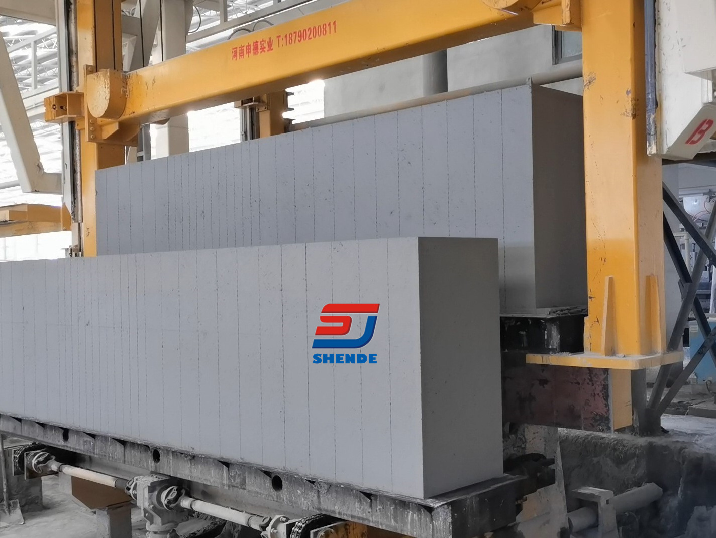 500m3 Hebel light weight blocks siporex Autoclaved Aerated Concrete manufacturing plant cost AAC slab wall panels making machine