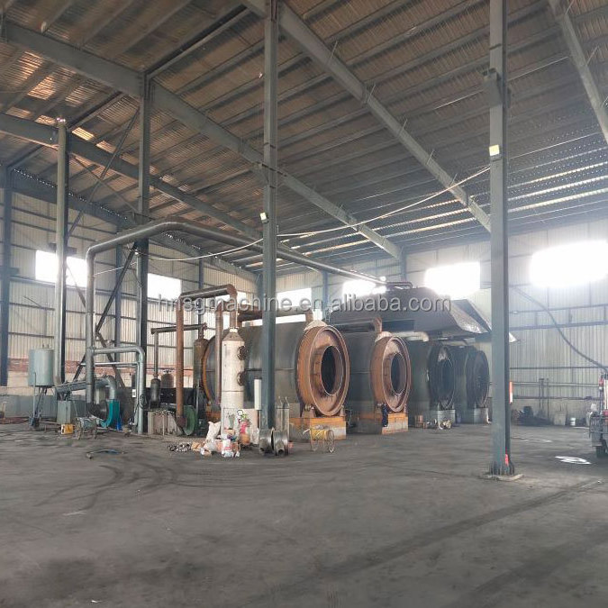 Ce Certificated 15-50tons Fully Automatic Plastic Pyrolysis Plant Continuous Waste Tyre Pyrolysis System