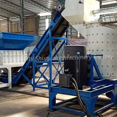 Copper Aluminum Radiator Recycling Line/Scrap Copper Aluminum Radiator Shredder/Scrap Radiator Separating and Cutting Machine