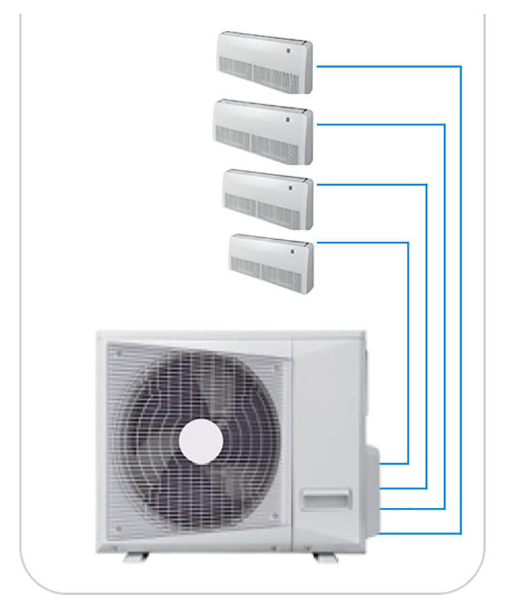 Central Air Conditioner Ac 18000 Btu Multi Split Commercial Air Conditioner Multi Split System