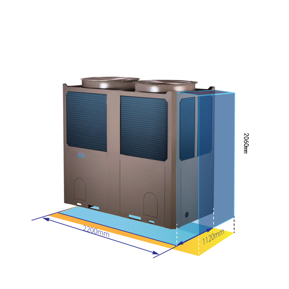 Air Cooled Modular Chiller Water Chiller All In One Heat Pump