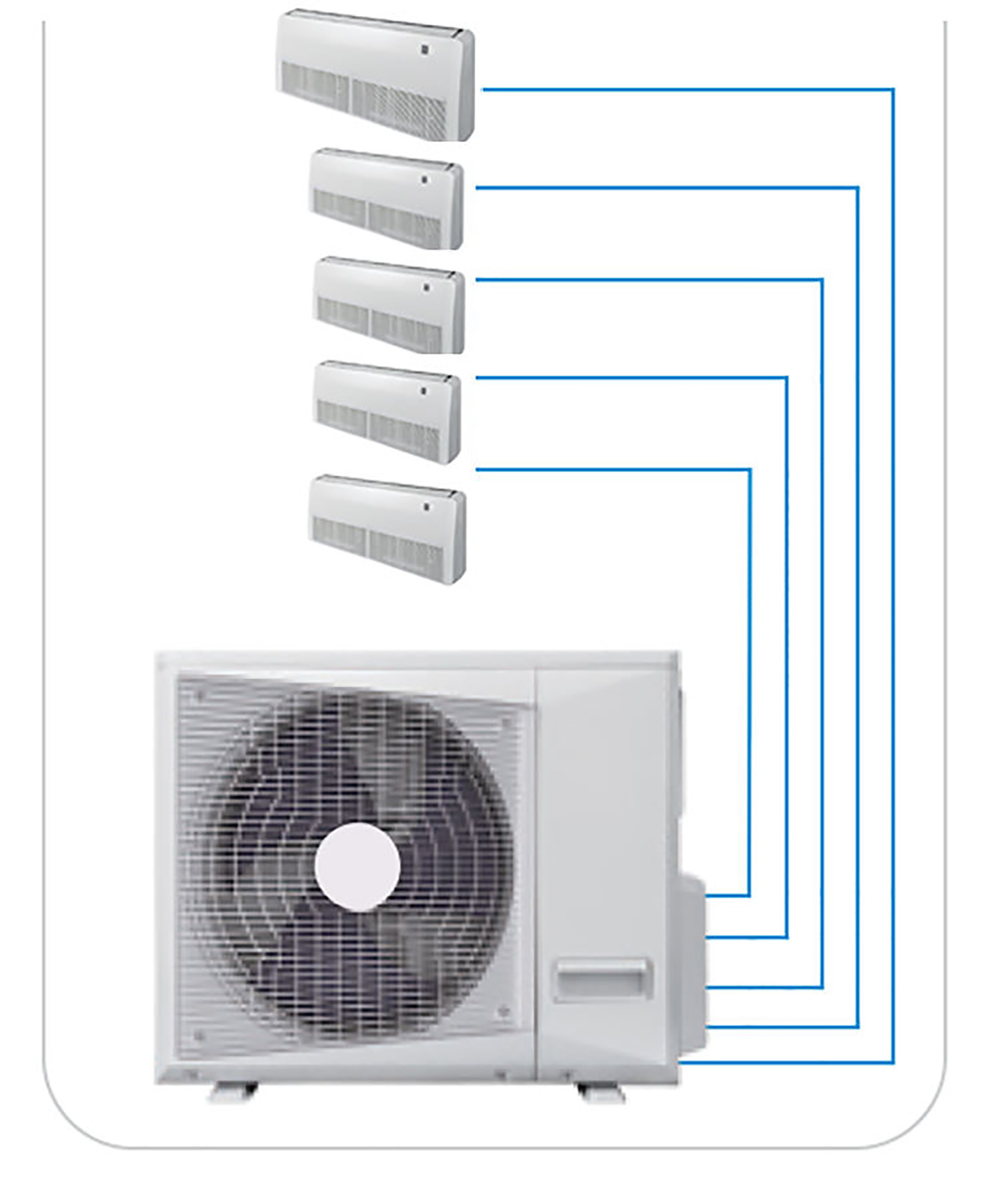 Central Air Conditioner Ac 18000 Btu Multi Split Commercial Air Conditioner Multi Split System