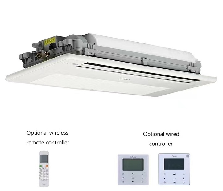 Cassette concealed fan coil unit one way cassette 2 pipe FCUs for household and commercial