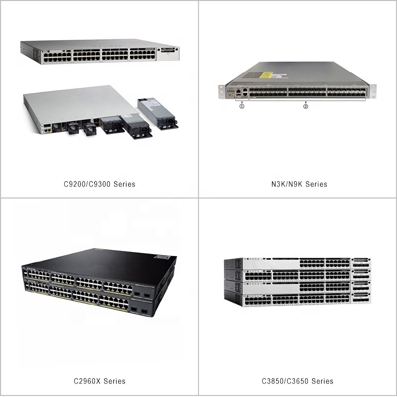 new original Factory sealed C9200 series network switch 24 port gigabit poe+ good quality C9200L-24P-4G-E