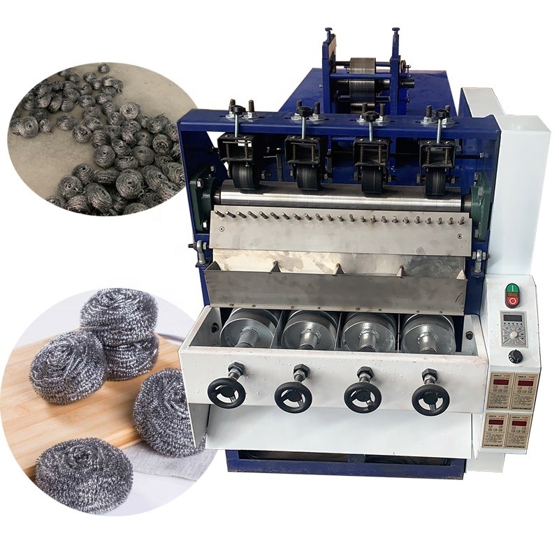 Stainless Steel Machine Scrubber Ball Sponge Making Machine Scourer