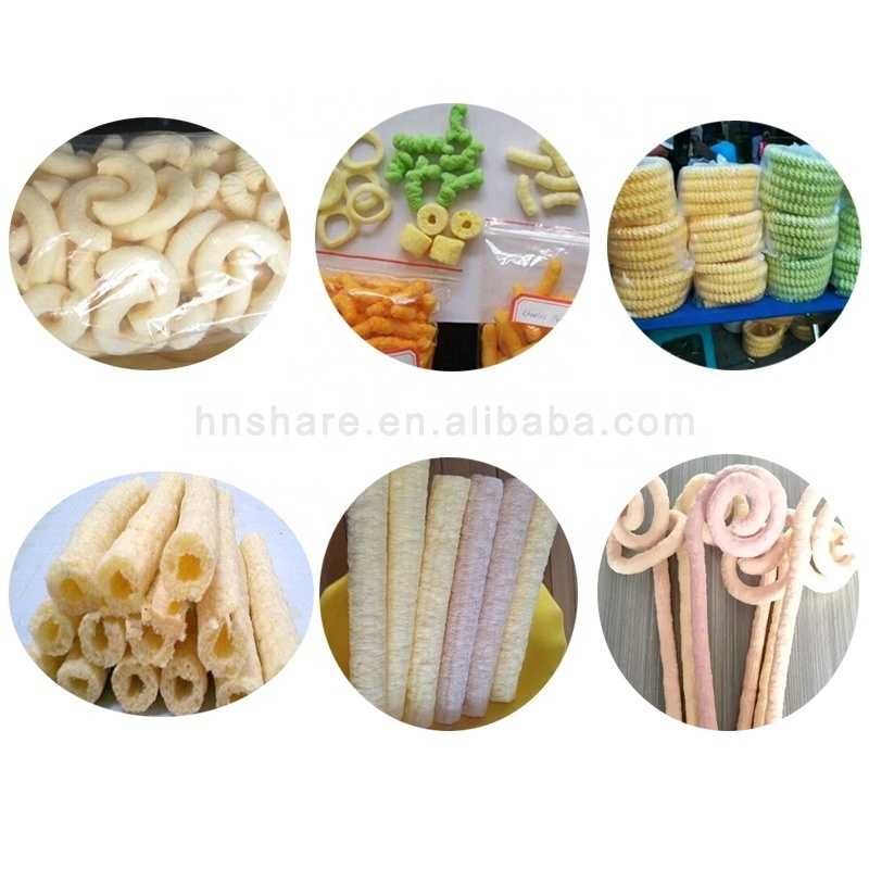 rice corn puff machine small puffed corn snacks making food extruder machine