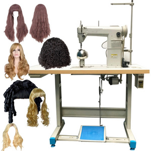 Industrial Human Hair Wig Making Sewing Machine Household Single Needle Sewing Wig Making Machinery with Ball